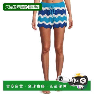 自营Beach Riot Balboa Shorts Women's  Riviera Waves Chevron