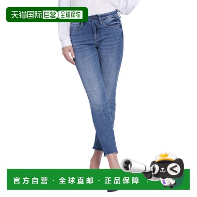 自营NYDJ Sheri Rockie Ankle Crop Jean - blue 美国奥莱直发