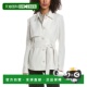 Short Trench Coat 自营Theory white 美国奥莱直发