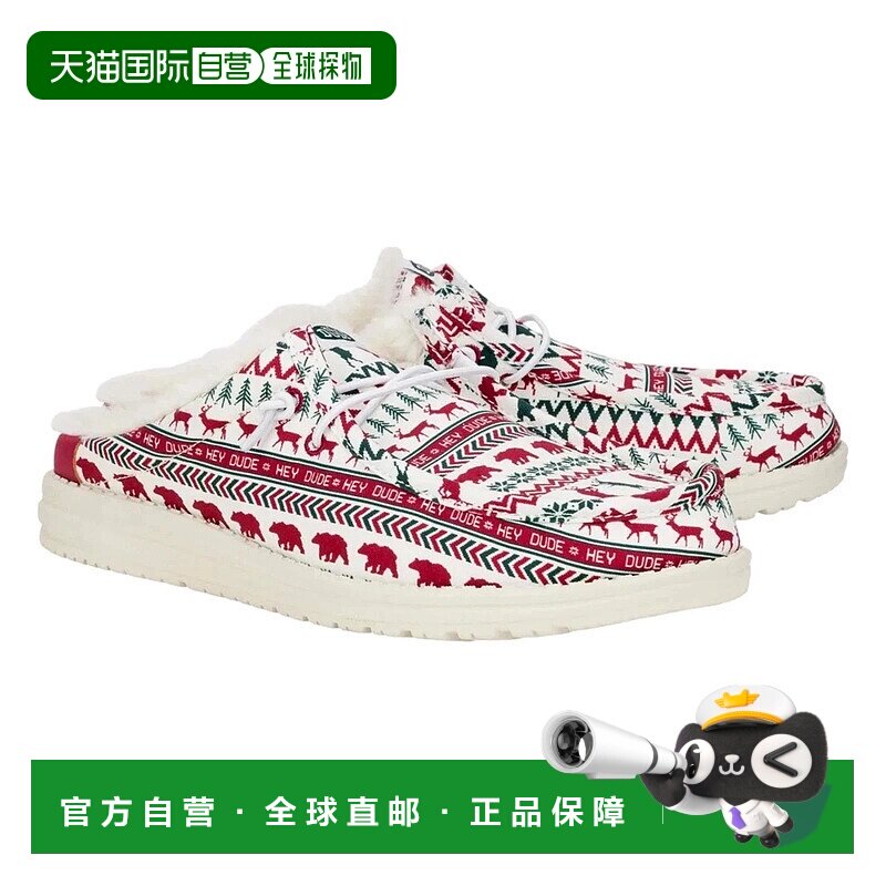 自营Hey Dude Wally Slip Holiday Cheers 41973-119 Men's Multi
