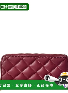 自营persaman new yorkPersaman纽约Briar绗缝皮革钱包-红色 美国