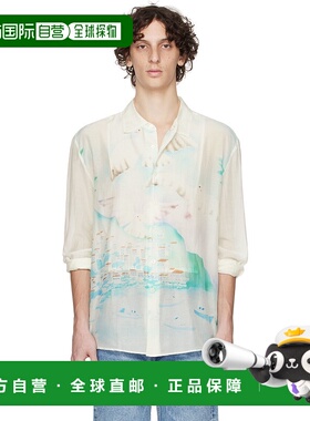 1h可退 香港直邮潮奢 Our Legacy 男士 灰白色 Adorn 衬衫 M2252A