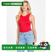 美国奥莱直发新款 自营 辣红色 连体衣 性感 guessBabs无袖