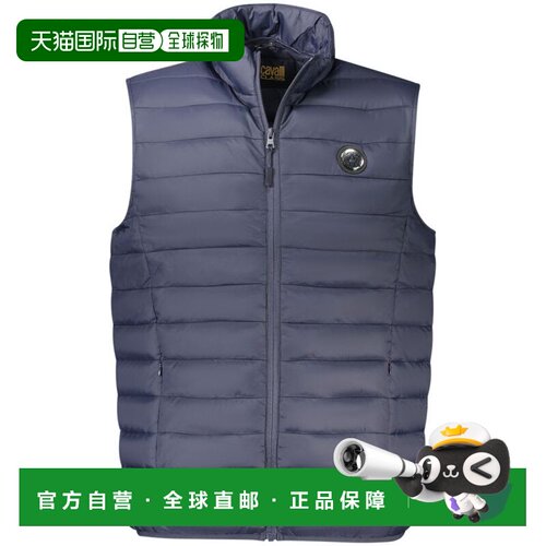 自营Cavalli Class Polyester Men's Men's Jacket - blue 美国奥