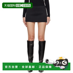 1h可退 香港直邮潮奢 KHAITE 女士 黑色 The Jett 短裙 41164070