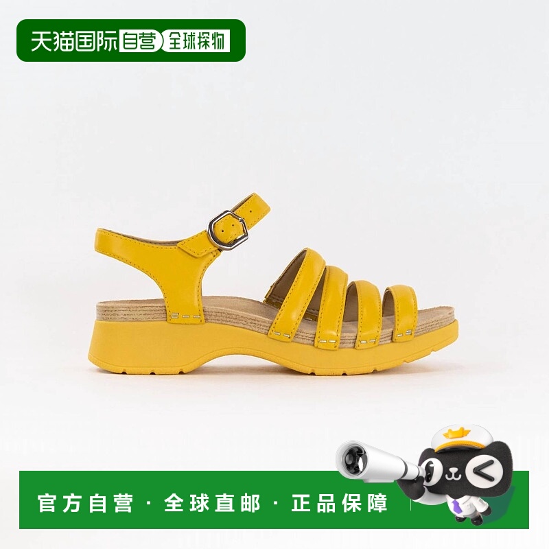 自营danskoWomen's Roxie Sandal In Yellow - yellow 美国奥莱直