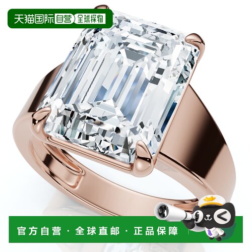 自营pompeii3Certified 6Ct Emerald Cut Stephanie Diamond Enga