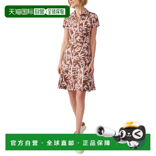 自营J.McLaughlin Dorte Dress - brown 美国奥莱直发连衣裙
