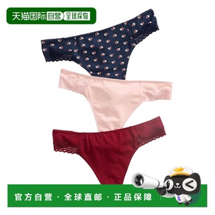 Lace hear Women Pack Thong Cotton Hilfiger 自营Tommy