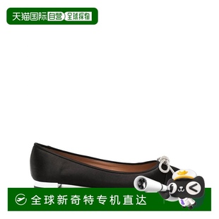 自營 Parisina水晶芭蕾舞鞋 黑色 美國奧萊直發 aquazzura女式