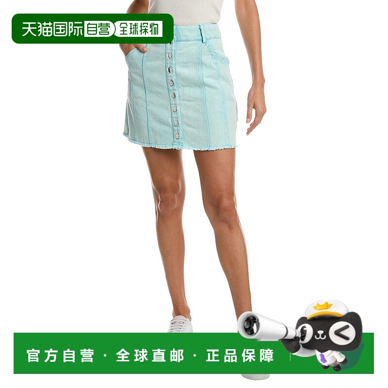 自营ELLIATT Liraz迷你裙-绿色 美国直发半身裙奥莱裙子包臀裙