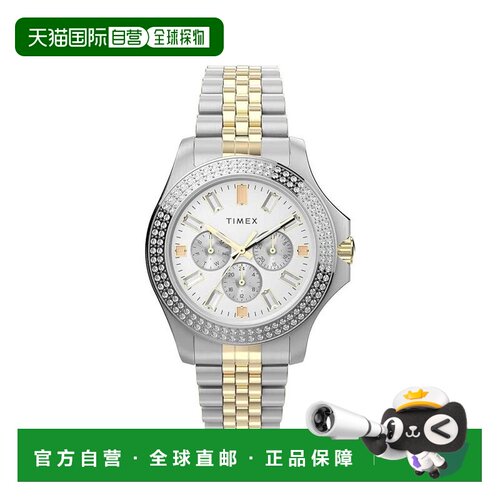 自营Timex Kaia多功能40毫米女士手表-双色调天美时 美国奥莱直发