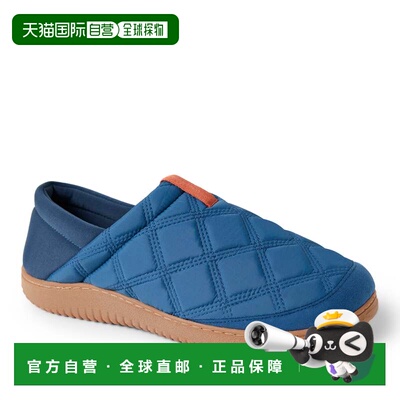 自营 Dearfoams Mens River Closed Back with Collapsible Heel