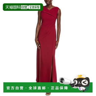 自营Kay Unger Nicolette Gown - red 美国奥莱直发连衣裙