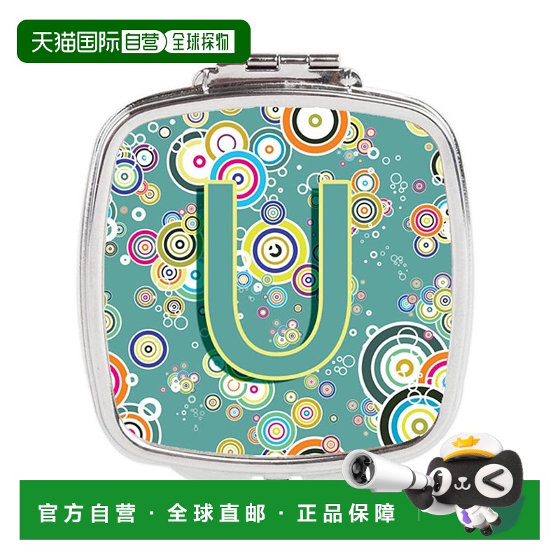 自营 Carolines Treasures CJ2015-USCM 字母 U 圆圈圆圈青正品