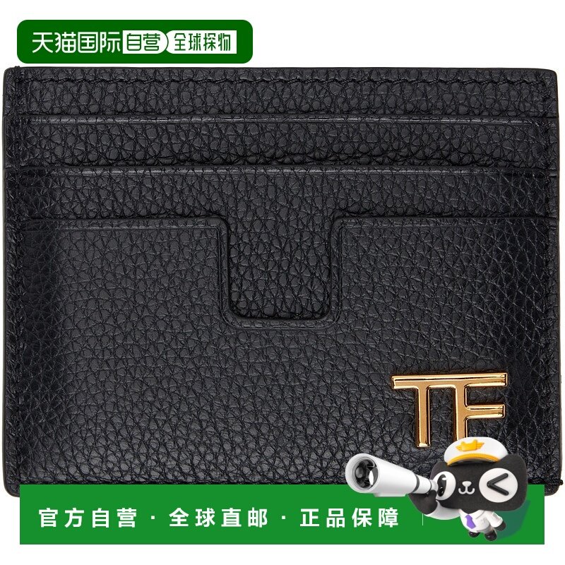 1h可退 香港直邮潮奢 Tom Ford 汤姆 福特 男士 黑色卡包 YT233LC