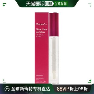 Transparent女士唇彩5.1ml 美国直邮ModelCo闪耀唇彩