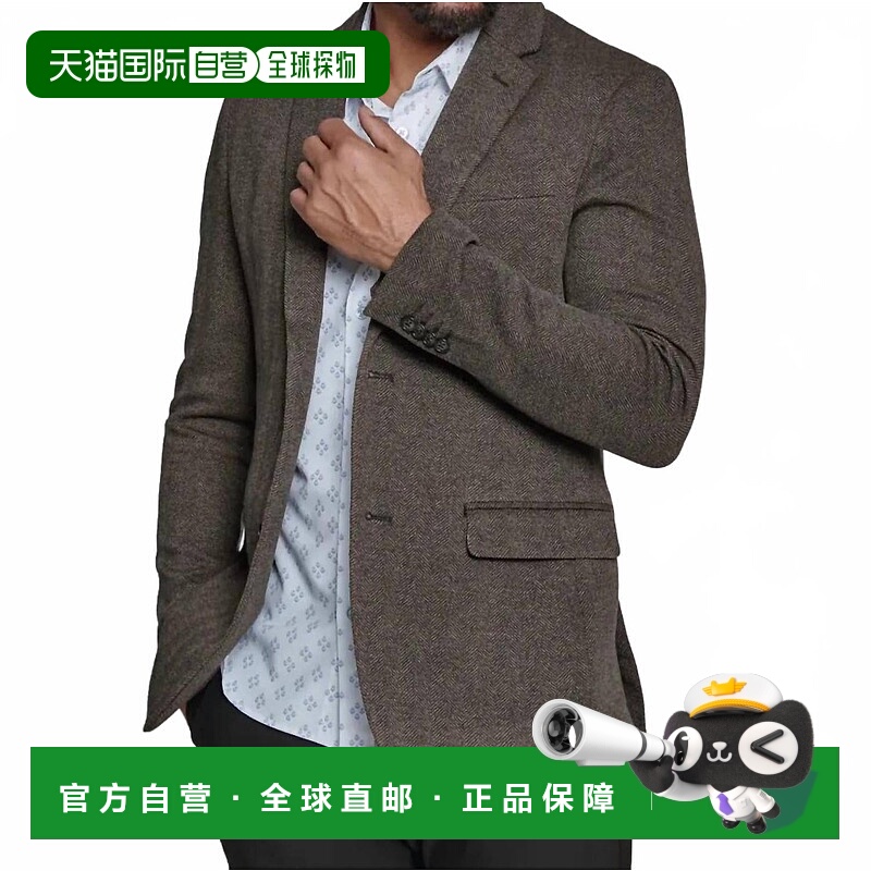 自营7 for all mankindBenjamin Blazer In Dark Brown - dark br
