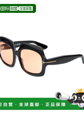 自营Tom Ford Women's Ren 60mm Sunglasses - black 美国奥莱直