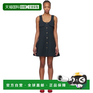 甘尼 女士 海军蓝 1h可退 Fleece GANNI Heavy 连衣 香港直邮潮奢