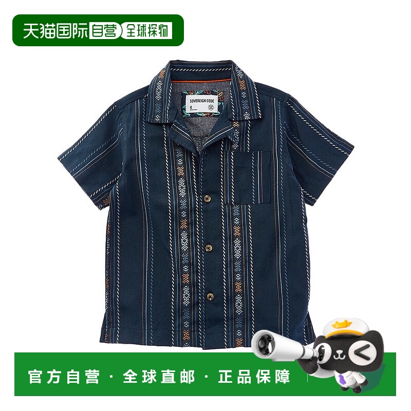 自营 Sovereign Code Tour 编织衬衫 - 蓝色 美国奥莱直发