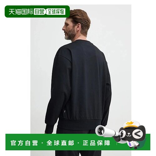自营 Hugo Boss Men's Soleri 1895 Crewneck Sweater, Black - b