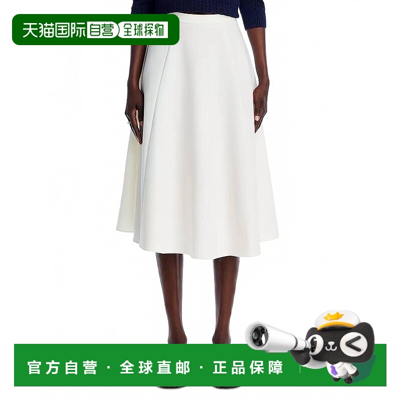 自营 theory象牙色全圆迷笛裙 美国奥莱直发