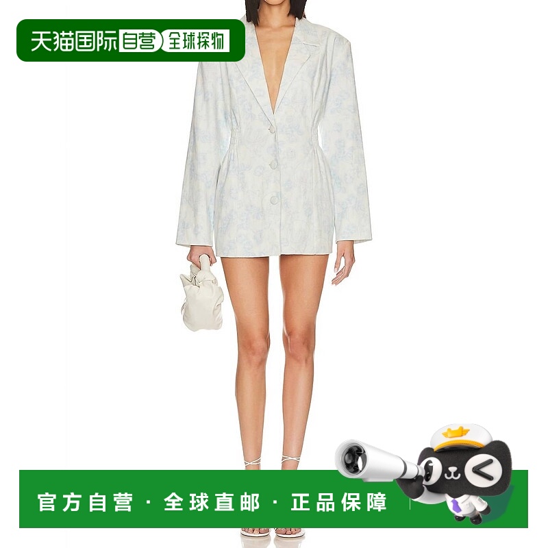 自营 for love & lemonsChantal Blazer Dress In Blue - blue 美