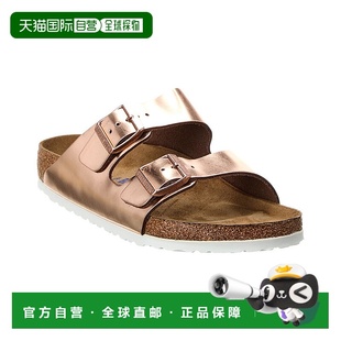 自营 Birkenstock Arizona软鞋垫皮革凉鞋-黄色 美国奥莱直发