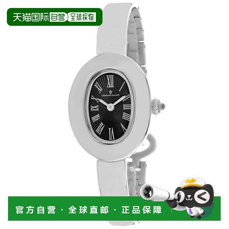 自营Christian Van Sant女式Anora黑色表盘手表-黑色 美国奥莱直