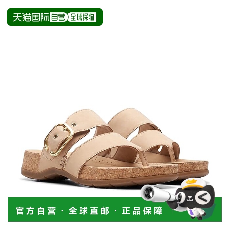 1h可退 香港直邮潮奢 Clarks 其乐 女士 Reileigh Park 凉拖
