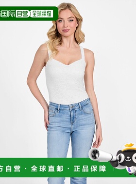 自营 guessAvery Lace Bodysuit - milky 美国奥莱直发性感连体衣