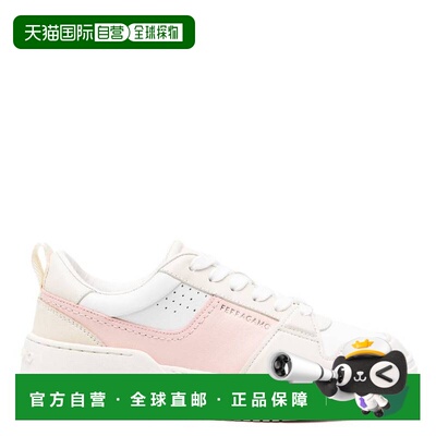 自营salvatore ferragamo菲拉格慕Dennis Panelled溜冰鞋-白色 美