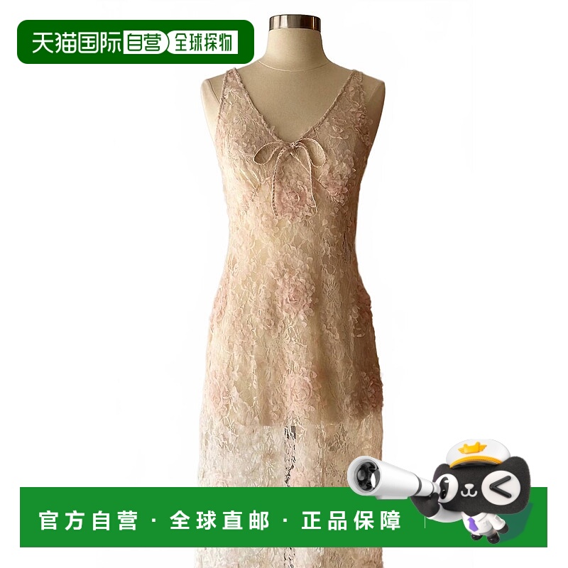 自营only hearts女式Simone Empire Midi米色连衣裙 美国奥莱直发