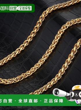 自营 Crucible Los Angeles 抛光不锈钢 6 毫米 Spiga 小麦链 - 1