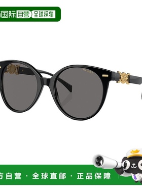 自营 Versace女式4442 55mm偏光太阳镜-黑色 美国奥莱直发