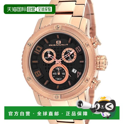 自营Oceanaut Men's Black dial Watch - black 美国奥莱直发