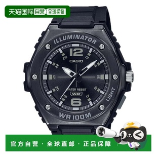 自营Casio Men's Heavy-Duty Sport Watch with Black Band - MWA