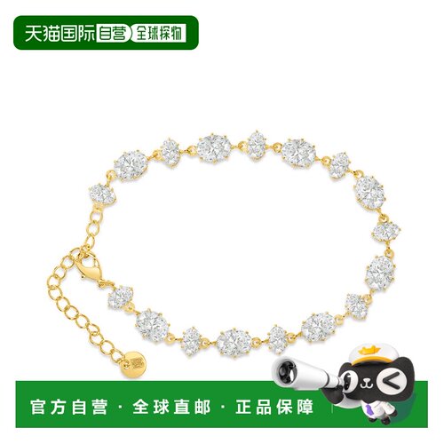自营Bruno Magli Michela Gold Bracelet, Diamante - white 美国