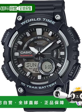 自营Casio Men’s Analog-Digital Sport Watch with Black Dial