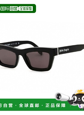 自营Palm Angels Sunglasses Cat Eye Full Rim, Black Yellow Fr