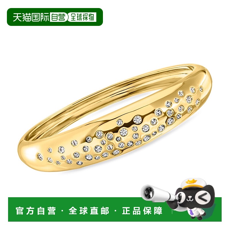 自营Ross-Simons 14kt Yellow Gold-Plated Bangle Bracelet With