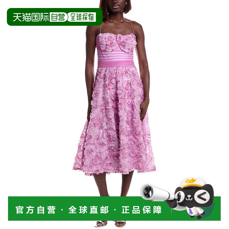 1小时内可退 【美国直邮】tadashi shoji 女士 连衣裙蕾丝长裙