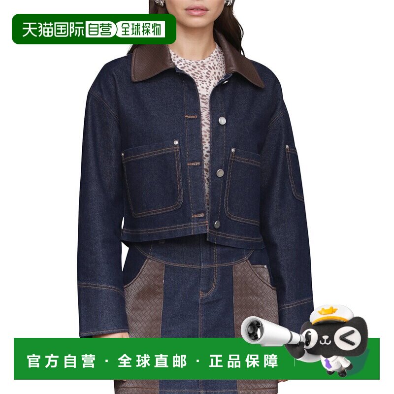 自营avec les filles与卡车司机女孩杰克-蓝色 外套 美国奥莱直发