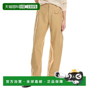 美国奥莱直发直筒裤 自营rag 米色 bone碎骨Renata长裤