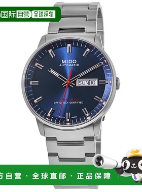 自营Mido Commander Blue Dial Steel Men's Watch M021.431.11.0