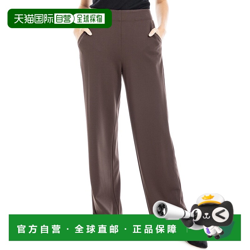 自营Max Studio Easy Leg Ponte Pant - chocolate 美国奥莱直发