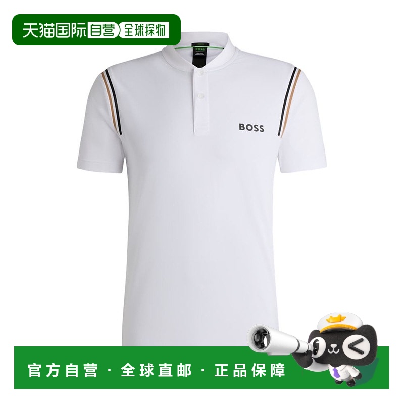 自营 bossx Matteo Berrettini active polo shirt with moisture