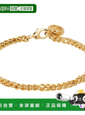 香港直邮潮奢 A.P.C. 男士 金色 Minimalist 手链 MEACCM70683