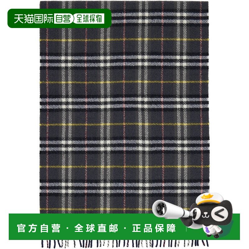 1h可退 香港直邮潮奢 Burberry 巴宝莉 女士 海军蓝 Check Britis